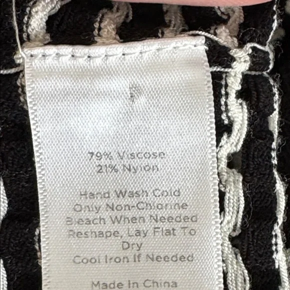 Talbots 1X 3/4 sleeve open weave cardigan sweater - Picture 3 of 6